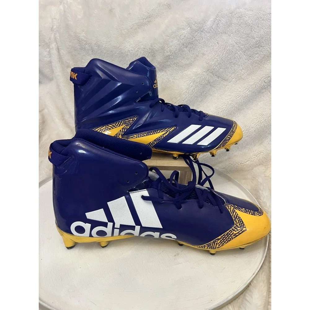 Adidas Freak x Anniversary Football Cleats Purple Gold Mens 16 CG5004 NWOT
